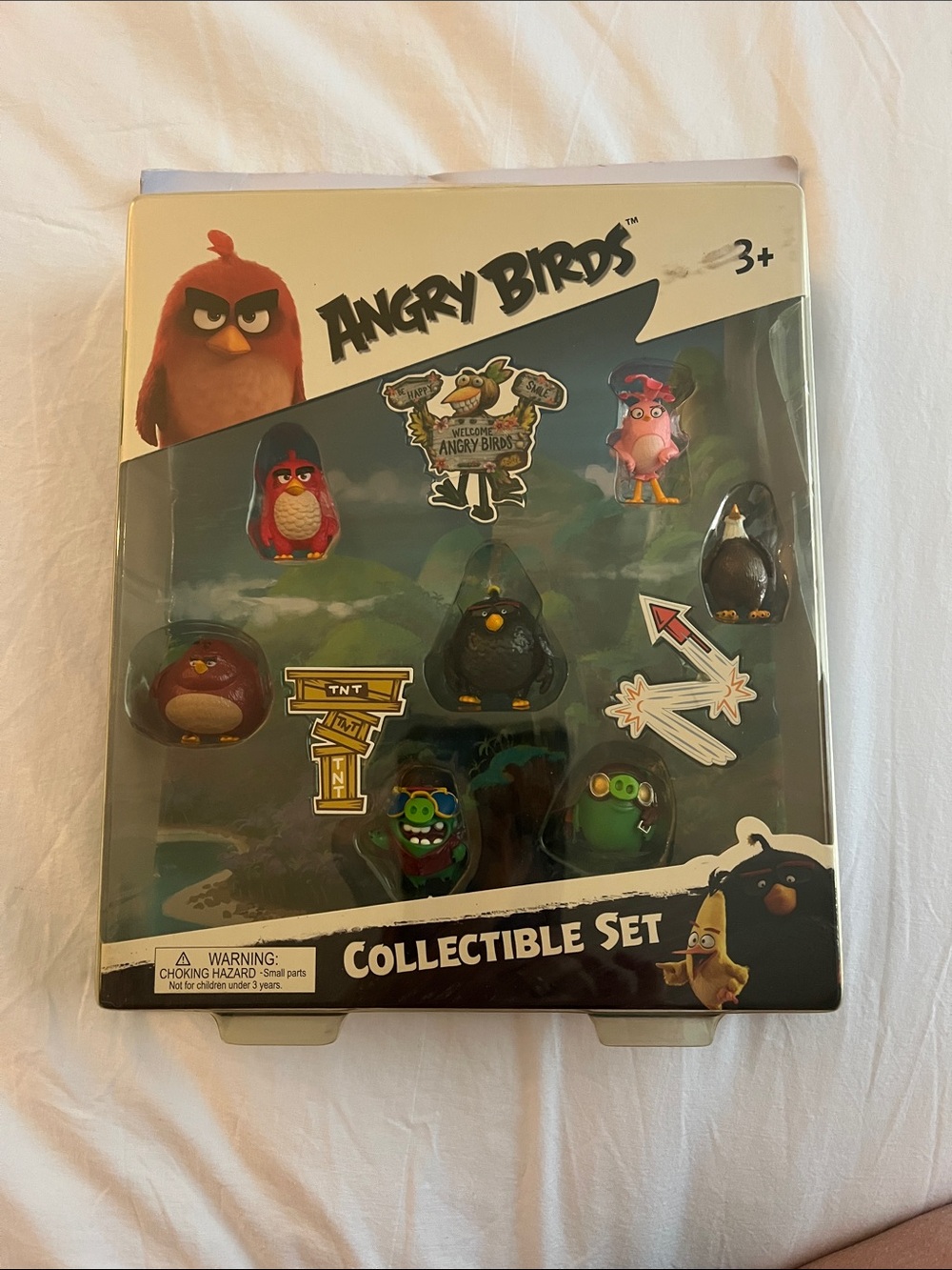 Angry Birds Collectible Set - Red, Black, Pink, Green Figures